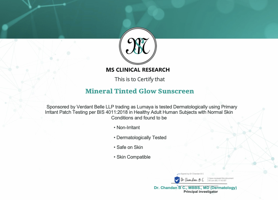 Tinted Glow Mineral Sunscreen SPF 50+ PA++++
